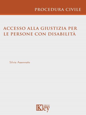 cover image of Accesso alla giustizia per le persone con disabilità